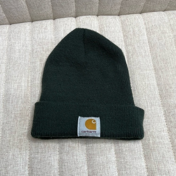 Carhartt Hat Vintage Carhartt Made In USA Logo Beanie Hat - Picture 1 of 4
